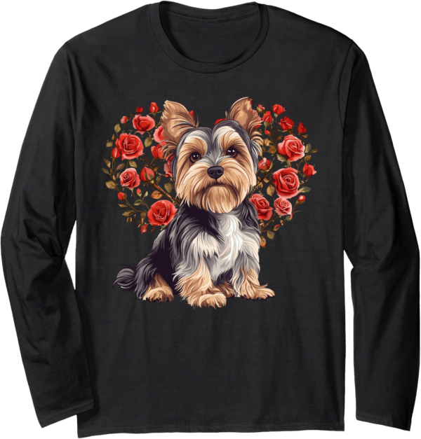 Dachshund Lover Floral Heart T-Shirt Valentine’s Day Gift, Weiner Lover Valentines Shirt