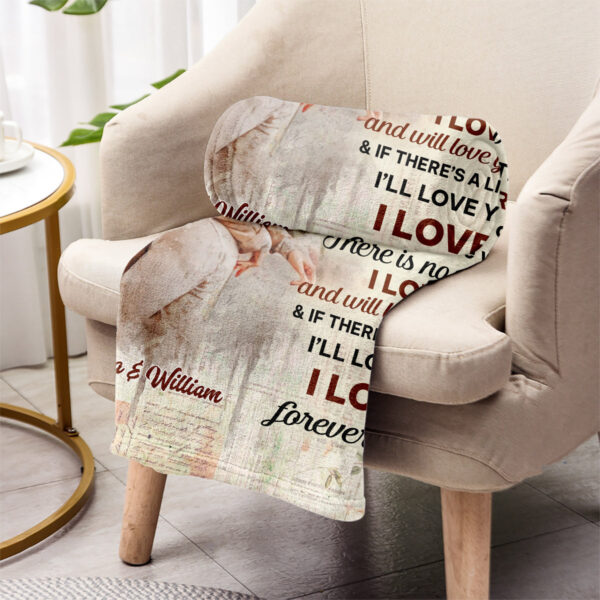 The Day I Met You Personalized Couple Blanket Gift On Valentines Day