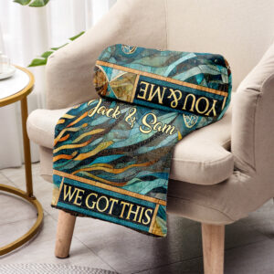 You & Me, We Got This Personalized Turtle Blanket Gift For Couple, Turtle Lover On Valentines Day Anniversary