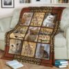 Cat Lover Personalized Blanket Photo Cat Blanket Gift For Cat Lover Cat Mom Cat Dad