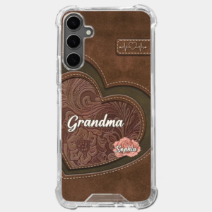 Her Love Blossoms In Every Season Personalized Clear Phone Case Gift For Mom, Grandma