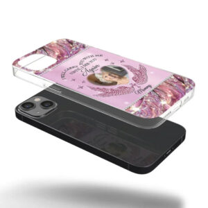 Custom Photo I Will Always Carry Mom With Me Memorial Personalized Phone Case Sympathy Gift For Family Members