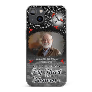 Custom Photo Your Love Will Always Be Here Memorial Personalized Phone Case Sympathy Gift For Family Members