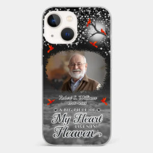 Custom Photo Your Love Will Always Be Here Memorial Personalized Phone Case Sympathy Gift For Family Members