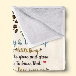 I Already Love You So Family Personalized Blanket Baby Shower Gift, Gift For First Mom