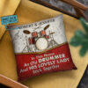 Personalized Drum Old Couple In The House Customized Pillow