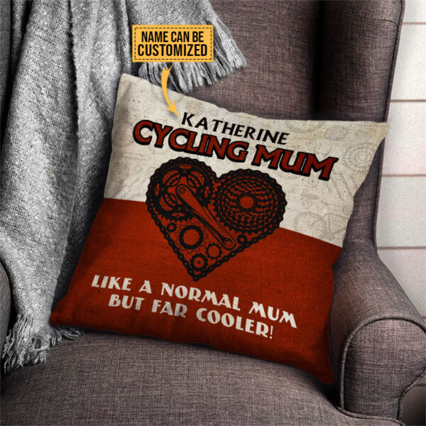 Personalized Cycling Mum Customized Pillow