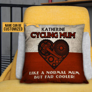 Personalized Cycling Mum Customized Pillow