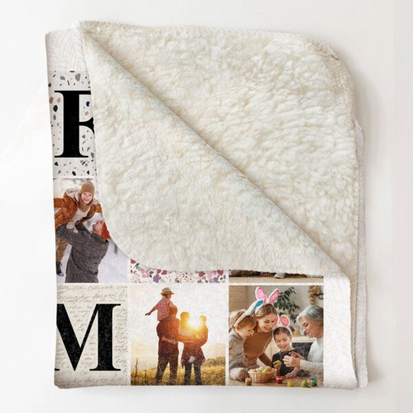 Family Photo Collage - Personalized Family Photo Blanket